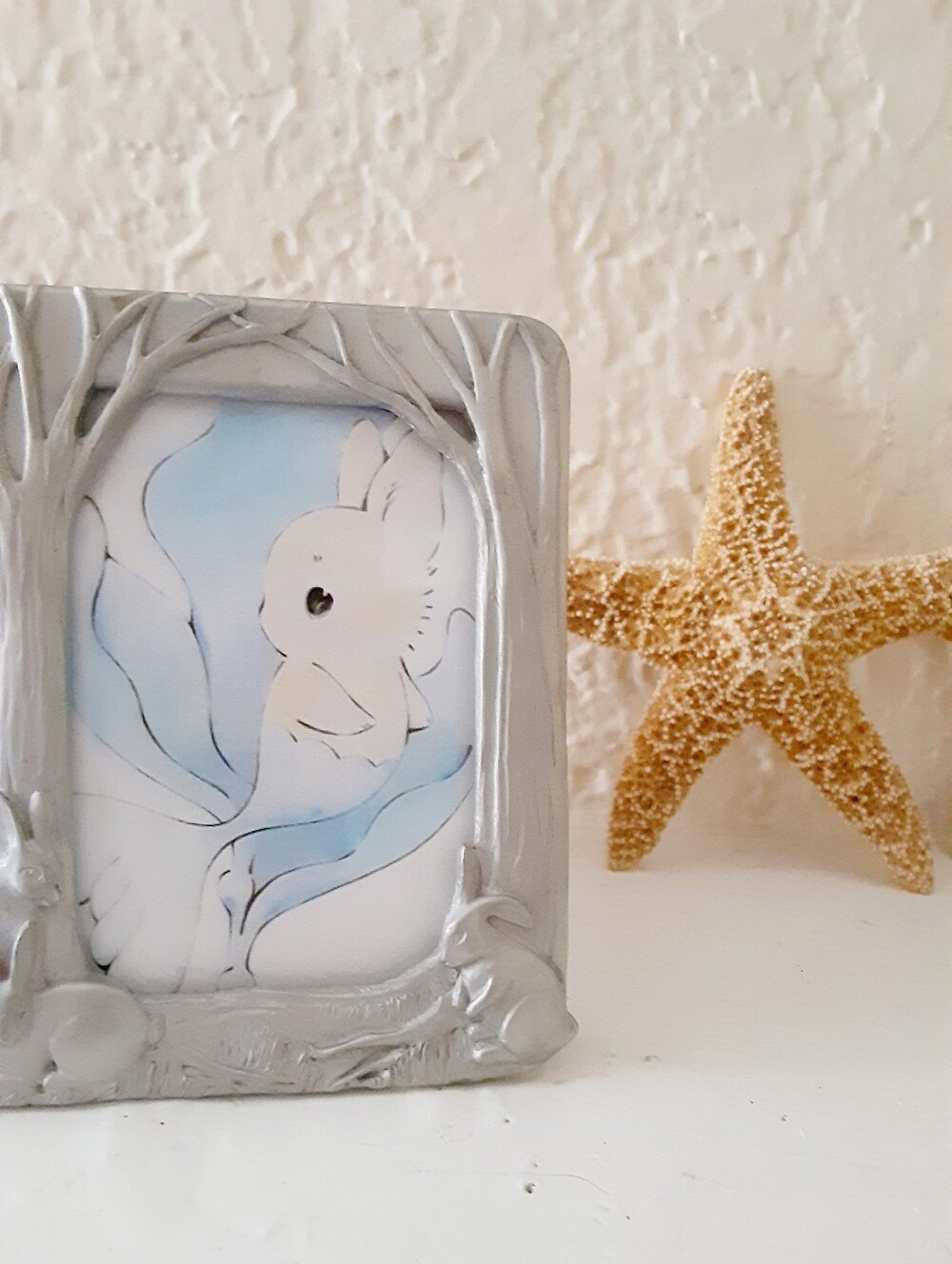 Seagull Pewter Bunny Rabbit Frame